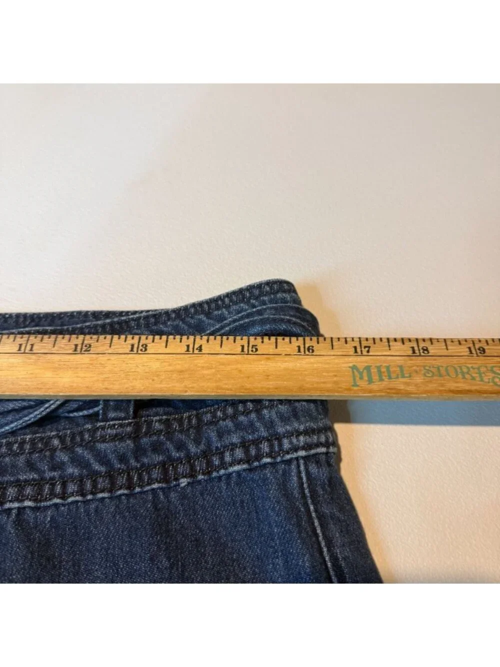 Free People Women 30 Wide Leg Jeans Dark Wash Denim Belt Waist Modern Relaxed